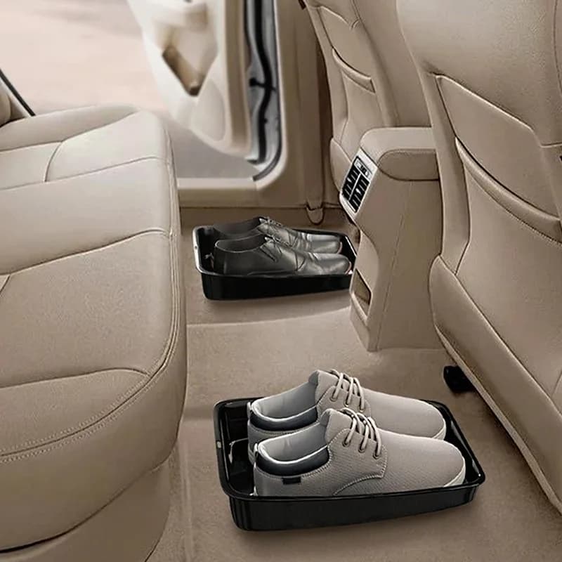 Plateau de rangement pour chaussures de voiture, intérieur multifonctionnel, accessoire Durable, organisateur de véhicule, boîte de conteneur sous le siège